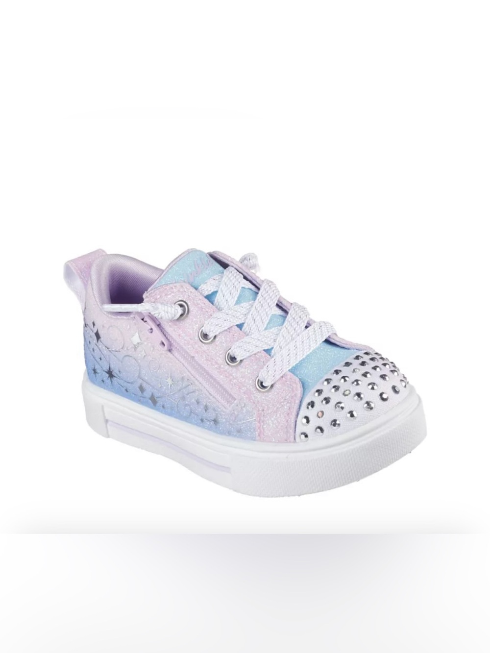 Baby Girl Toddler Skechers Twinkle Toes Sparks Sequin Party Gold Walker Sneakers